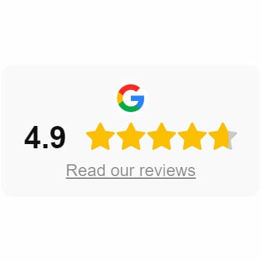Intown Plumbing 4.9 star customer rating on Google Reviews