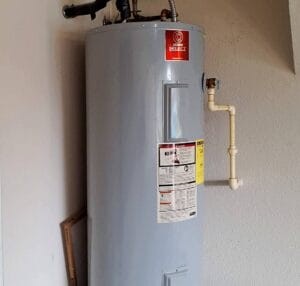 State Select electric water heater before replacement Forney TX
